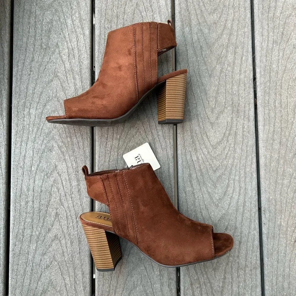 A.N.A Muse Open Toe Bootie - Picture 4 of 10